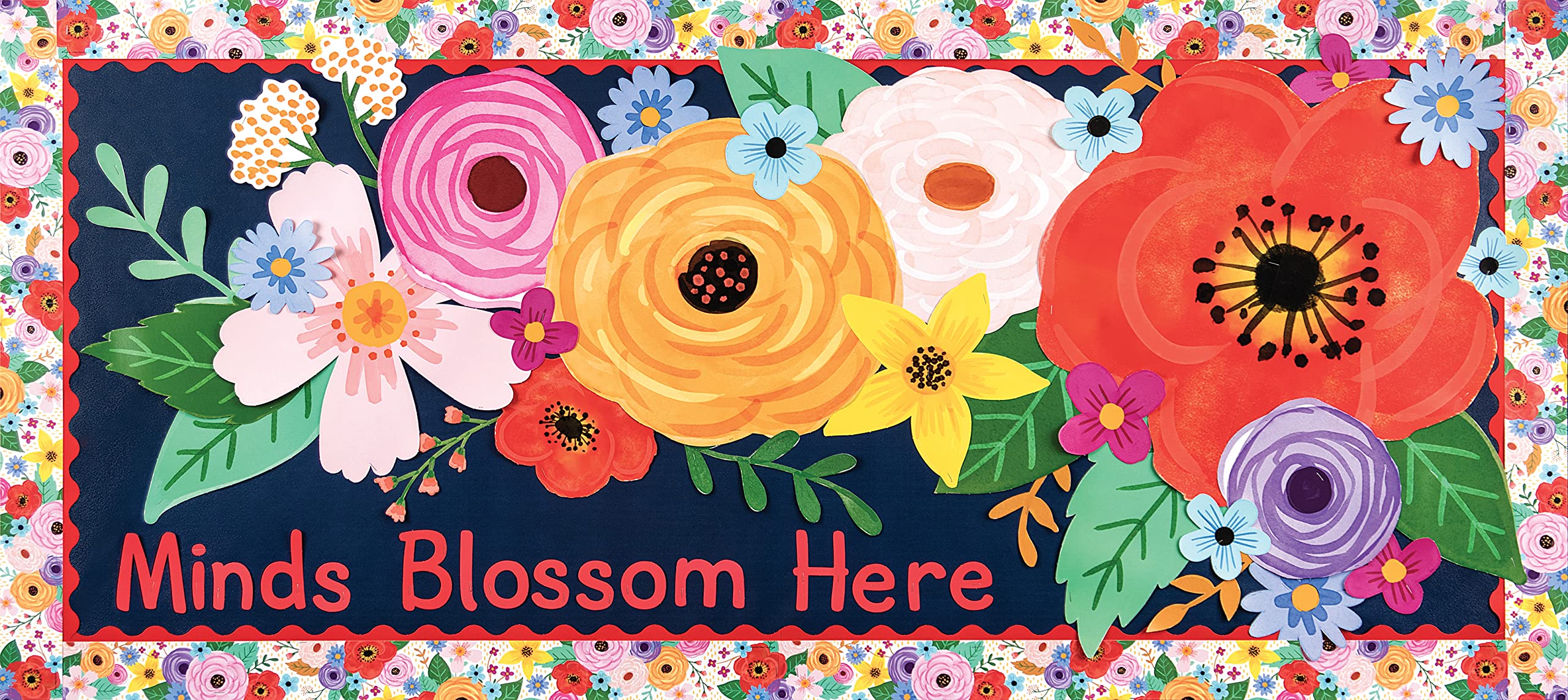 Amazon.com: Teacher Created Resources Red Scalloped Border Trim